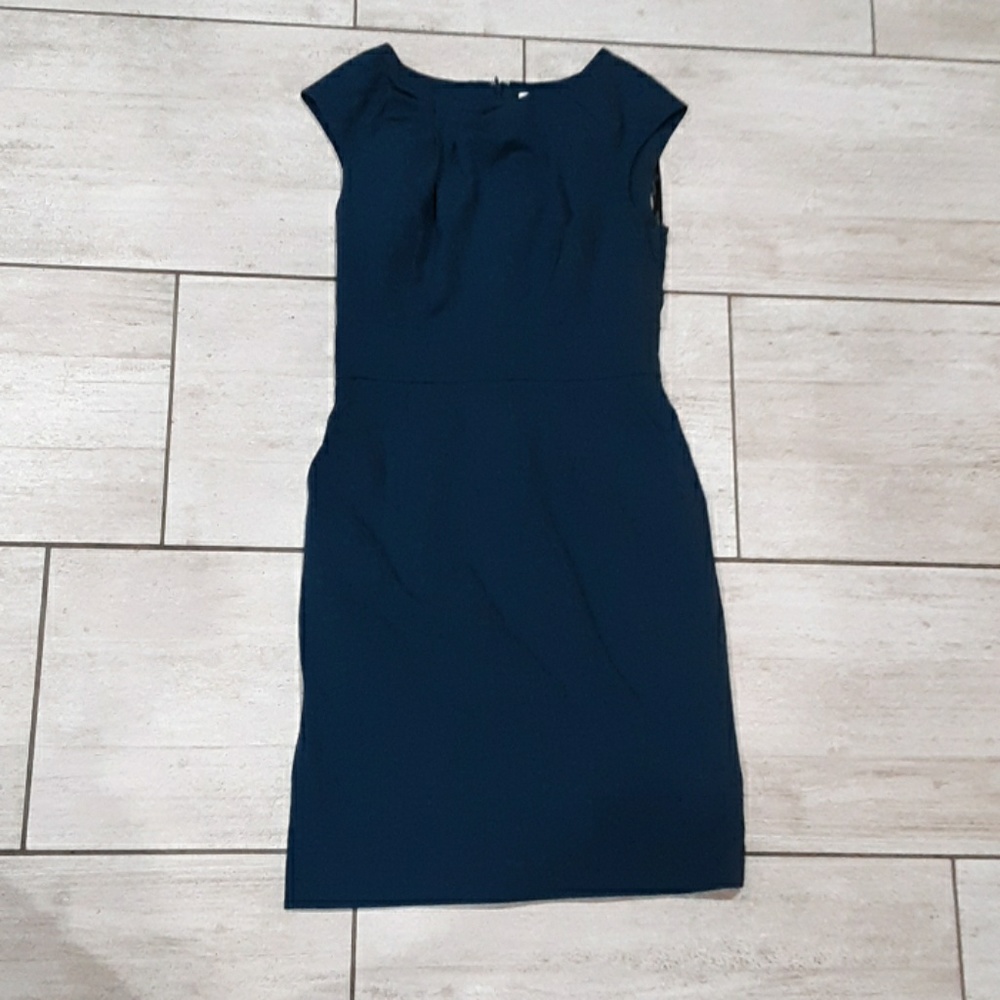 Navy Calvin Klein Cocktail Dress with Pockets